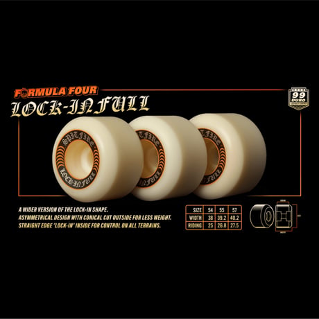 Spitfire FORMULA FOUR"LOCK-IN FULL" 99DURO