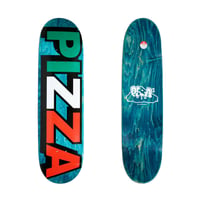 PIZZA TRICOLOR LOGO DECK 8.375 inc