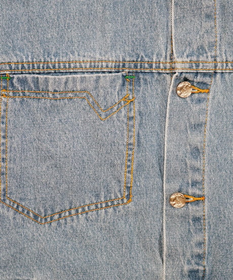 WASHED DENIM JACKET / LIGHT BLUE