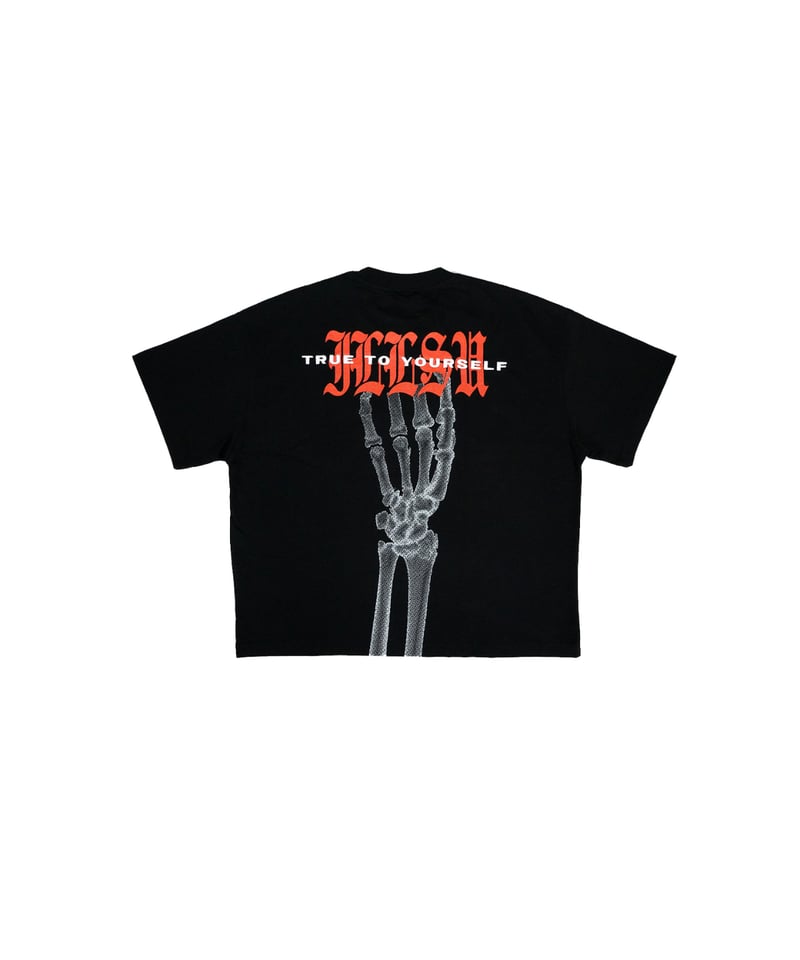 BROKEN BONES DROP SHOULDER TEE / BLACK | ILLSUPPLY