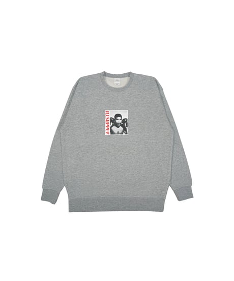 SMILE BOXER SWEATSHIRT / GRAY