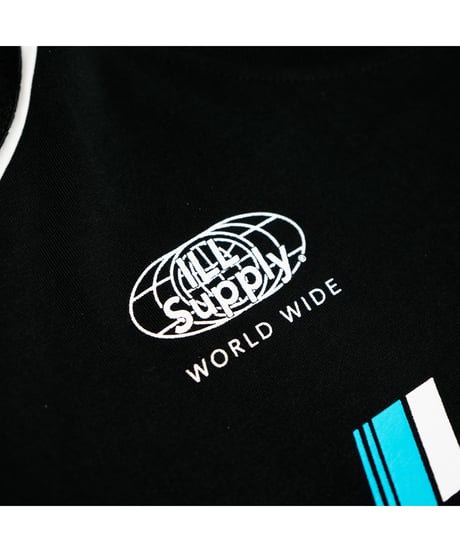 MESH SPORTS UNIFORM TEE / BLACK