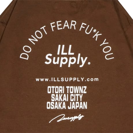 LETTER LOGO TEAM LONG TEE / BROWN