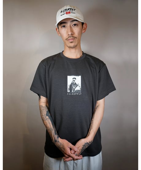 BLACK JAPAN "MATSUDA" TEE / CHACOLE GRAY