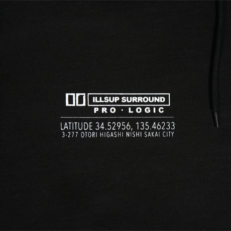 ILLSUPPLY TWO ICONS HOODIE / BLACK