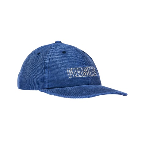 PLEASURES IMPULSE CORDUROY CAP / BLUE