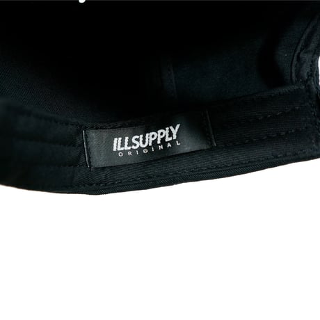 ILLSUPPLY ROSE 6PANEL CAP / BLACK