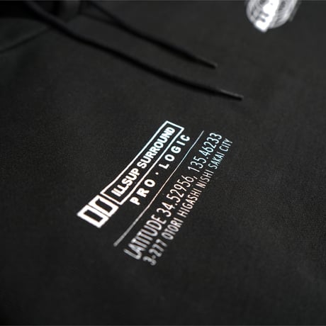 ILLSUPPLY TWO ICONS HOODIE / BLACK