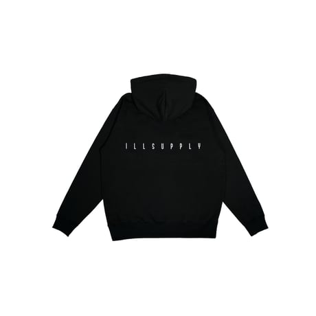 ILLSUPPLY TWO ICONS HOODIE / BLACK