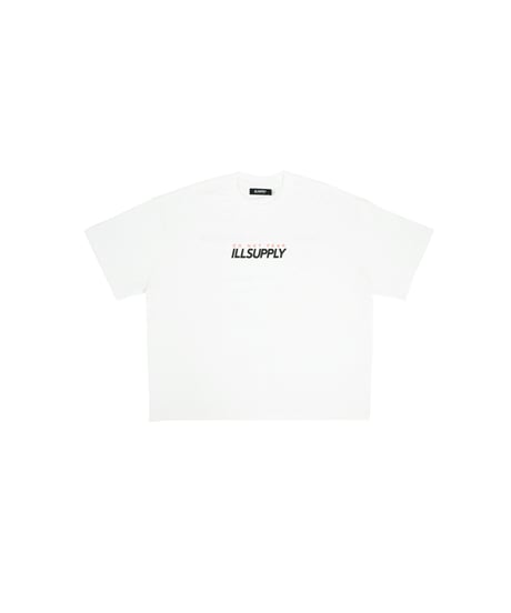 BROKEN BONES DROP SHOULDER TEE / WHITE