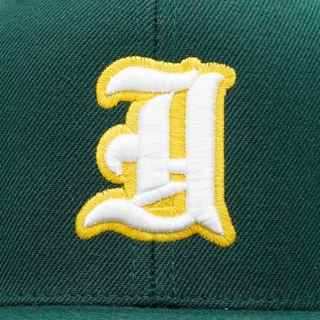 DOUBLE OLD ENGLISH SNAPBACK CAP / DARK GREEN