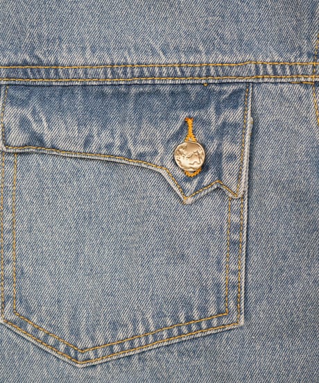 WASHED DENIM JACKET / LIGHT BLUE