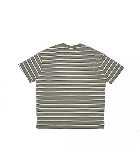 STRIPE BOARDER TEE / KHAKI