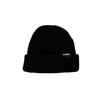 SHALLOW KNIT CAP / BLACK