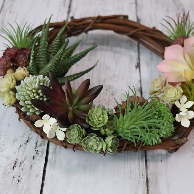 エアプランツと多肉植物のリース | etoile-irisee