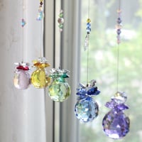 サンキャッチャー スワロフスキー 8558 40mmブルーAB レア！スワロフスキー#8558 40mm ブルーAB オーロラ 1個 廃番