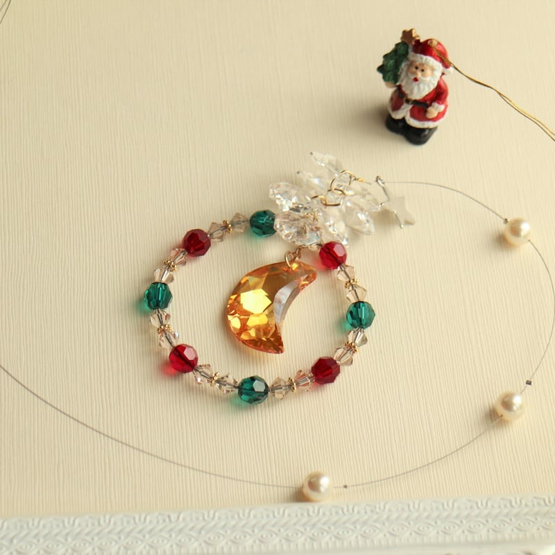 クリスマスのリースサンキャッチャー～月の輝き～ | etoile-irisee