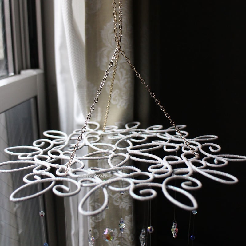 rose様♡*.スワロフスキー♡シャンデリア風♡サンキャッチャー♡