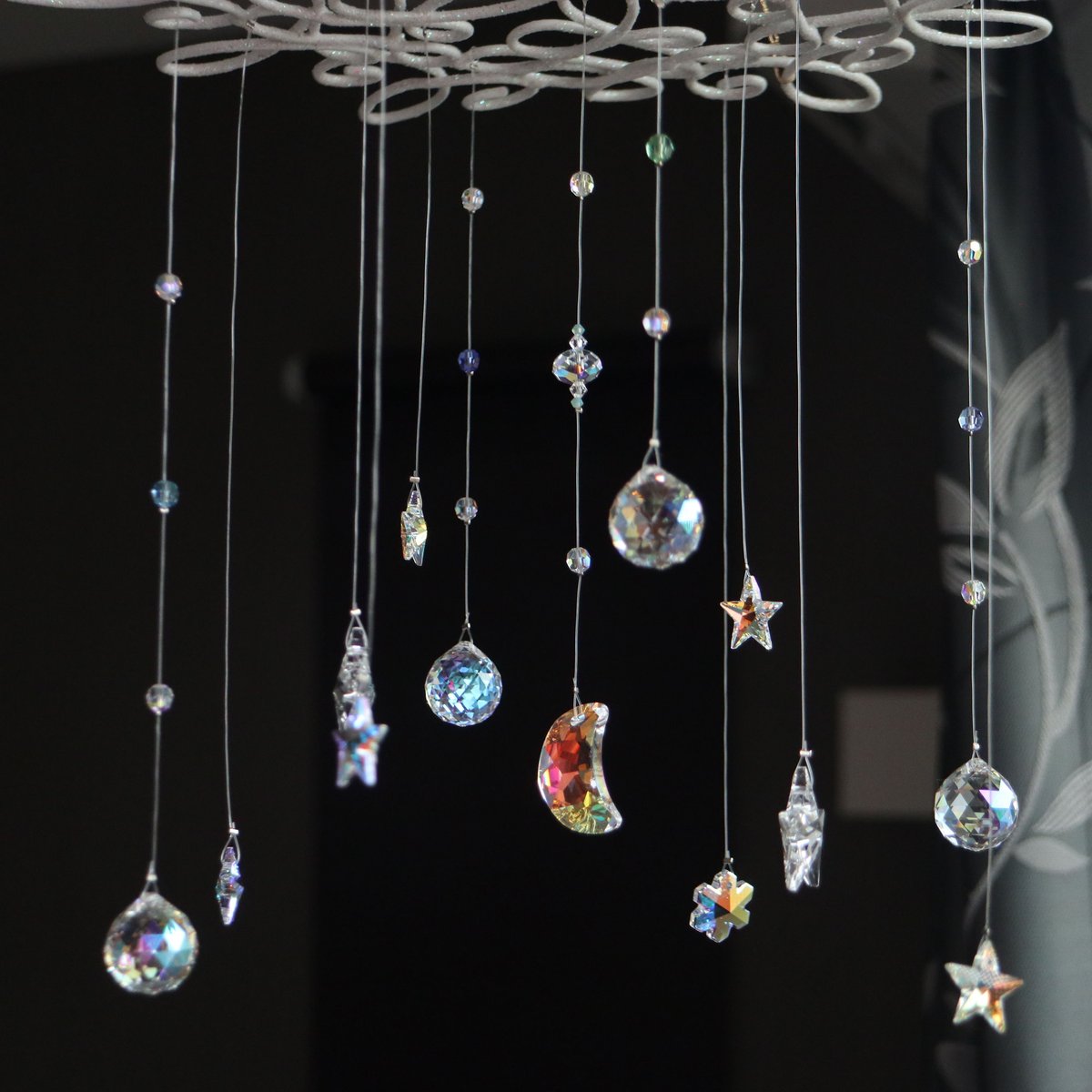 星降る月夜のサンキャッチャー | etoile-irisee