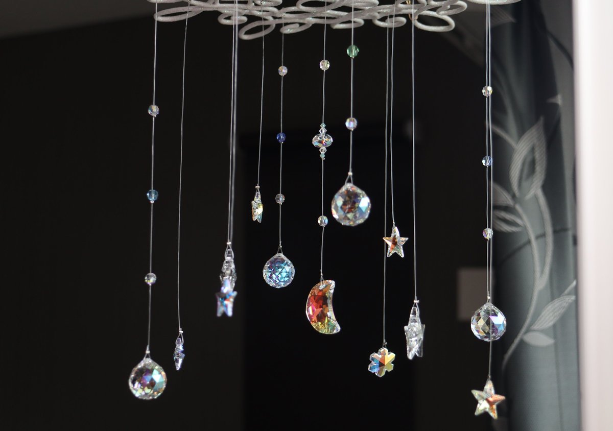 星降る月夜のサンキャッチャー | etoile-irisee