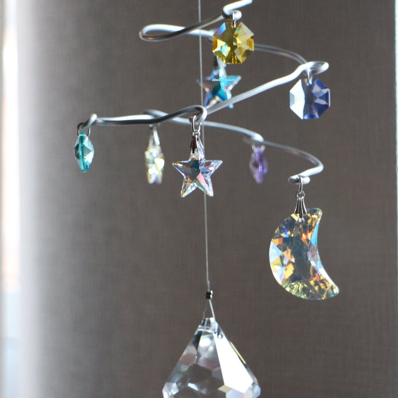 スワロフスキー☆Star & Moon.。.:*☆♡*.+サンキャッチャー♡ スワロフスキー☆Star & Moon.。.:*☆♡*.+サンキャッチャー♡ 全て