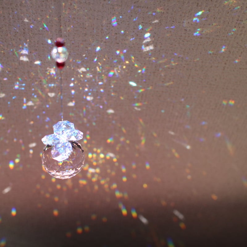 スワロフスキー サンキャッチャー✴︎色見本☆ピンク ブルー パープル オーロラ スワロフスキー サンキャッチャー✴︎色見本☆ピンク ブルー