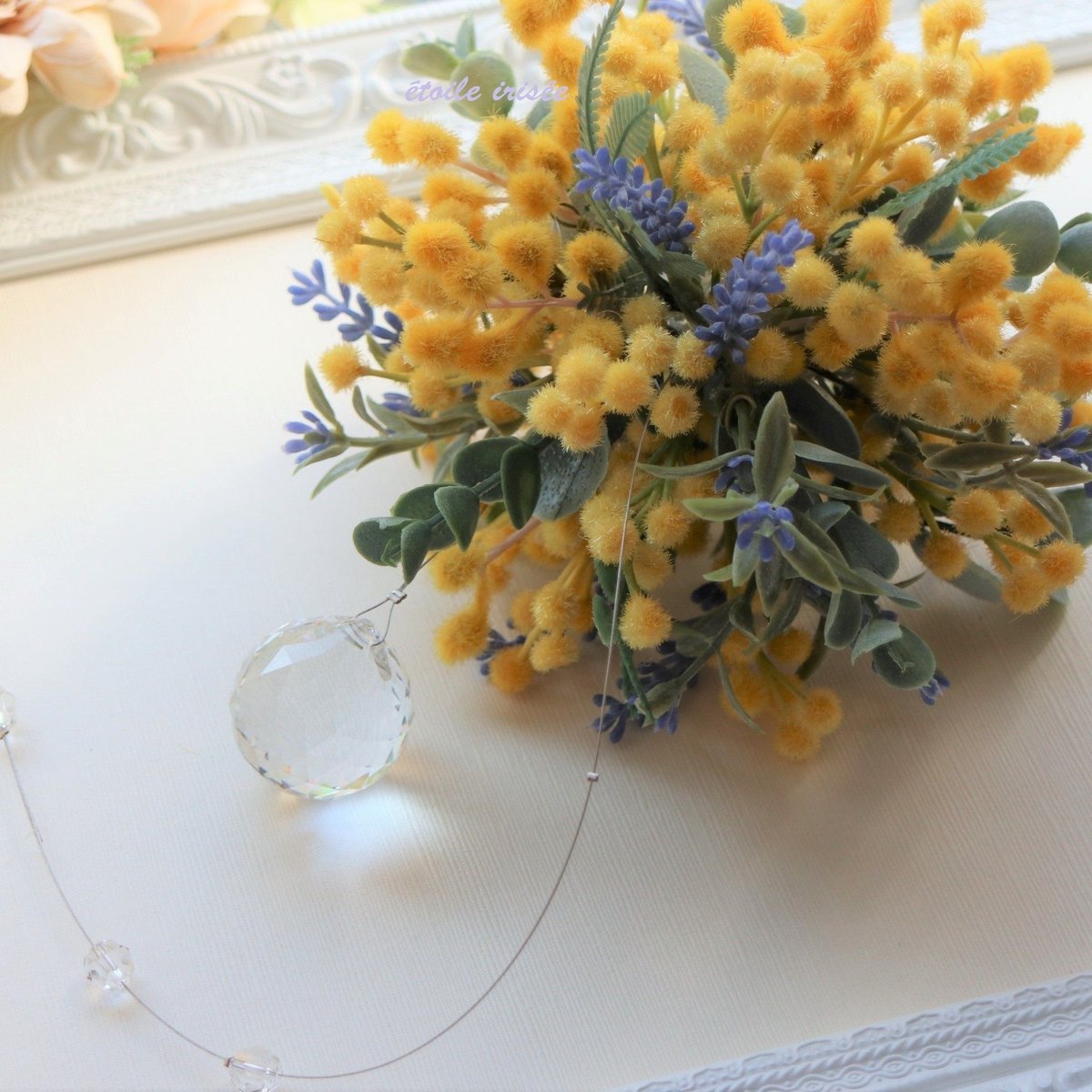 新品レア⭐️All flowers⭐️6枚set⭐️ラベンダー　ミモザ　ロータス 新品レア⭐️All flowers⭐️6枚set⭐️ラベンダーミモザロータス