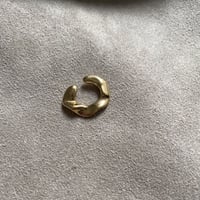 【受注販売】brass wave ear cuff