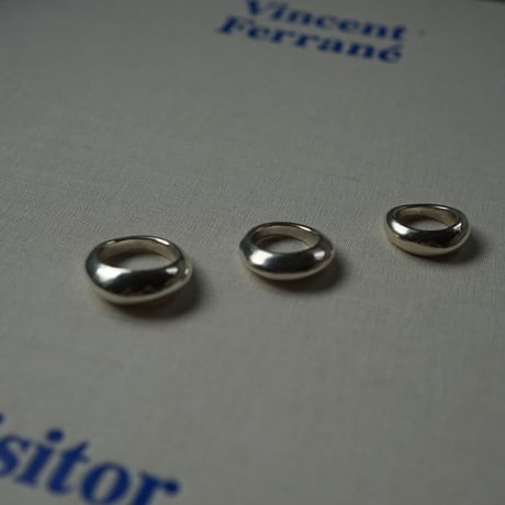 【受注販売】silver925 P wide ring XS