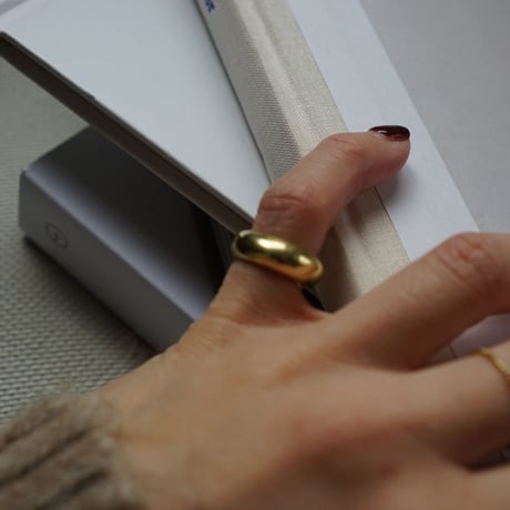 【受注販売】silver925 P wide ring XS