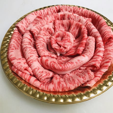 お肉ケーキ松阪牛しゃぶしゃぶ肉（400g）  ポン酢セット