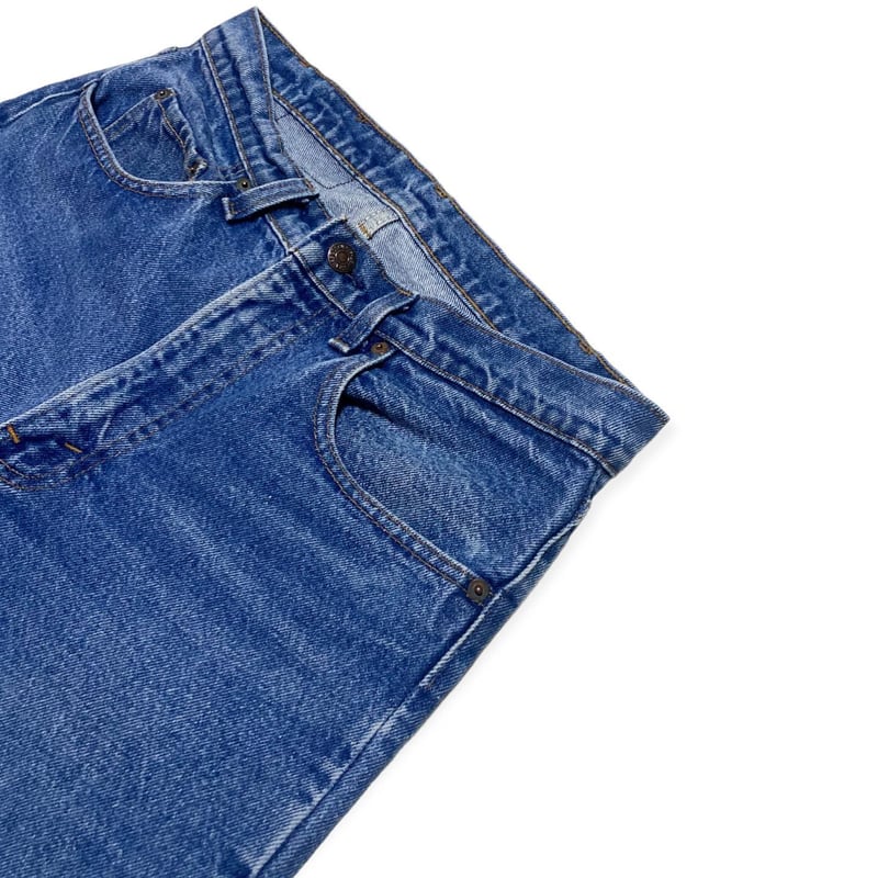 リーバイス 505 USA 80s W32（82cm）L 30（77cm） 80s USA製 Levi'sリーバイス 505 黒カン デニムパンツ w32 L33