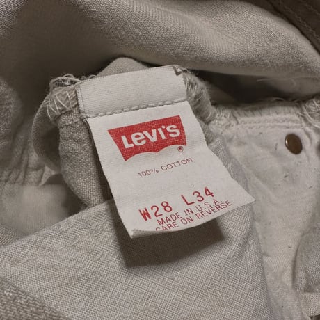 ▪ 90s levis 501 USA製 BEIGE W28