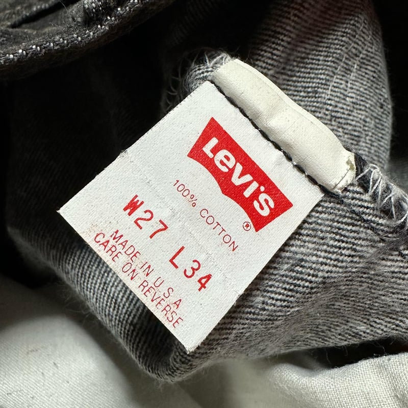 ▫levis501先染めブラックレディース USA製 W27 | sundaybeach shop