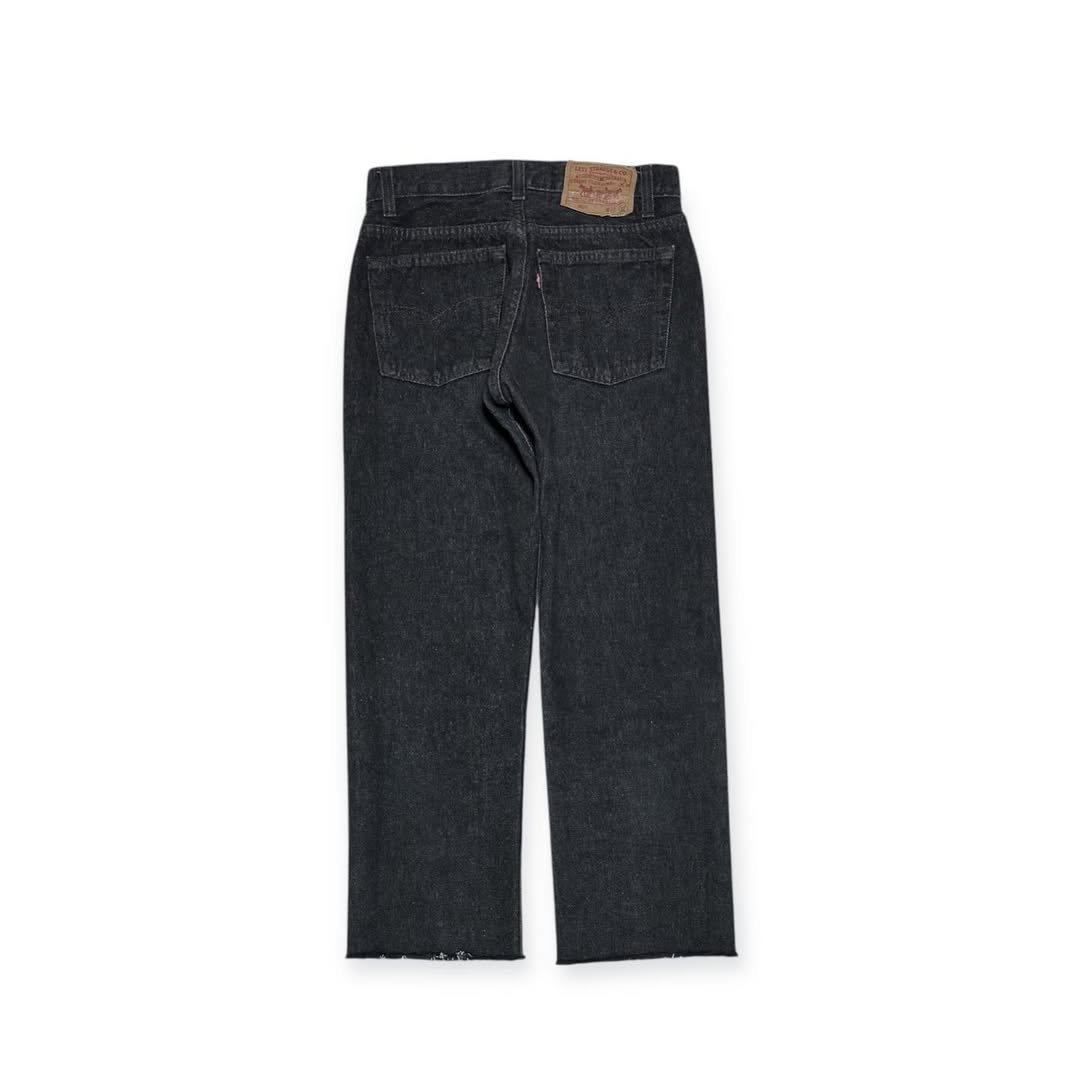 ▫ 90s levis501 先染めブラックカットオフ usa製 W27 | Sunday ▫ 90s levis501 先染めブラックカットオフ usa製 W27 | Sunday
