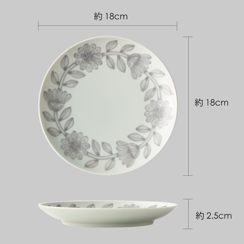デイジー 18㎝プレート | NISHIYAMA