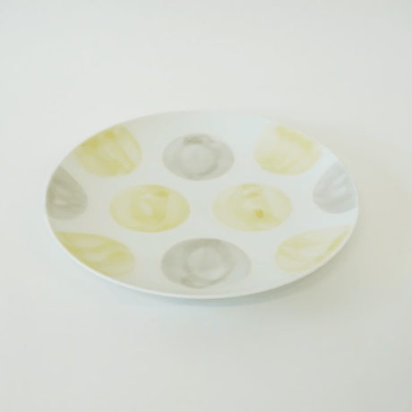 未使用•極小痛み　 『コロシアム プラチナ』　中皿　大きめ　6枚 未使用•極小痛み 『コロシアム プラチナ』 中皿 大きめ 6枚 未使用•極小