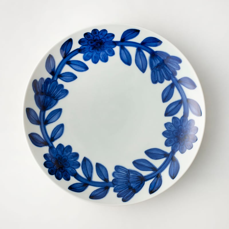 MarieDaage リモージュ　30センチプレート　ストライプ　ブルー コスモ プレート 28cm リモージュ ブルー | Vetro Felice - 幸せの