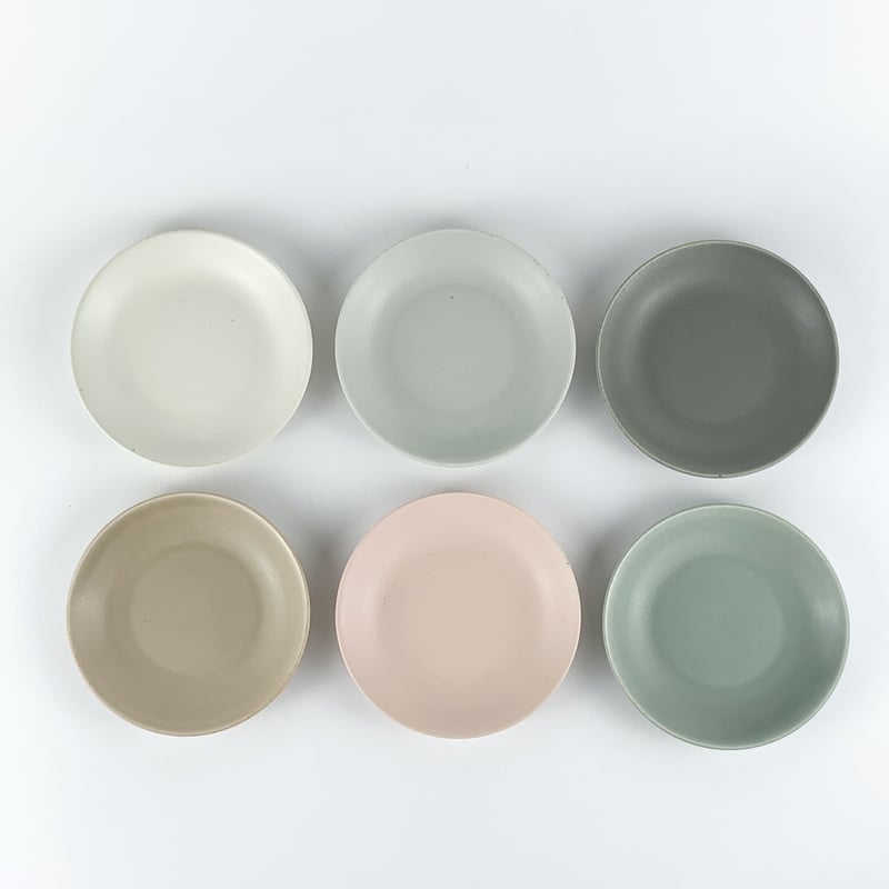 0652 盛鉢3客 小皿5客 菜箸1 セラミック藍 盛鉢3客