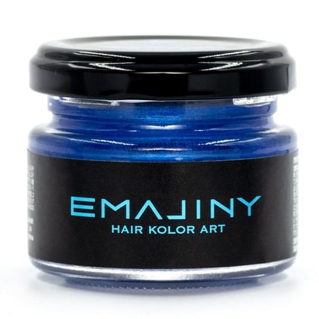 【公式】EMAJINY Mysterious Blue M25（ミステリアスブルーヘアカラーワックス）青 36g 【日本製】【無香料】【シャンプーでサッと洗い流せる１日派手髪】