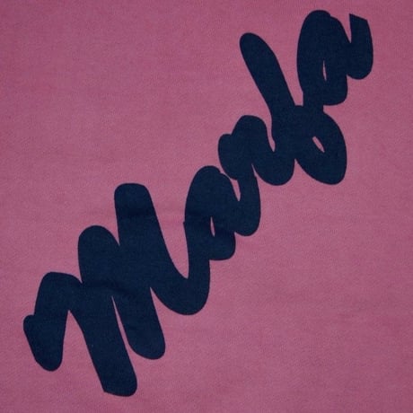 Marfa Titled Sweatshirt Dyed Thin Red