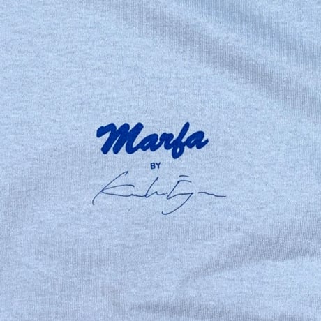 Marfa Titled White, Light Blue