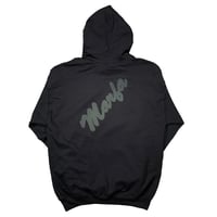 Marfa Titled Hoodie Black Reflection