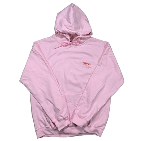 Marfa Titled Hoodie  Light Pink