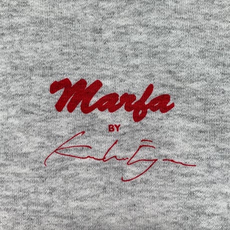 Marfa Titled Hoodie Beautiful Paprika, Ash
