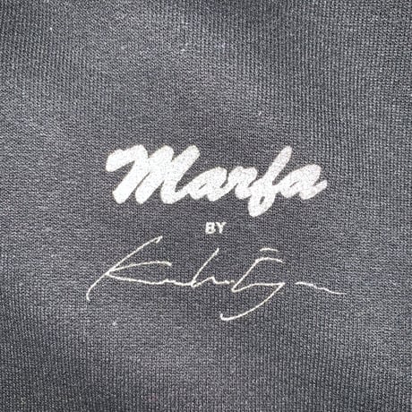 Marfa Titled Hoodie Black Reflection