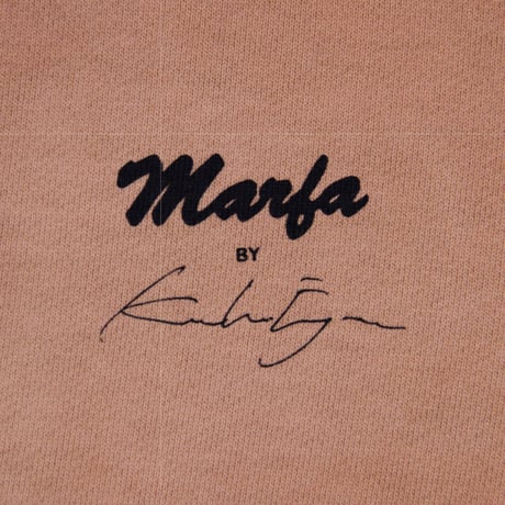 Marfa Titled Sweatshirt Dyed Tangerine JJJ Exclusive