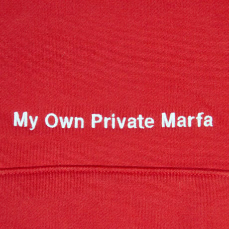 My Own Private Marfa Hoodie Red
