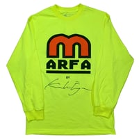 Industries L/S Neon Yellow, White