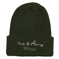 3rd & Army Knit Cap Dark Green